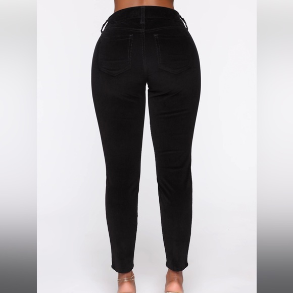Fashion Nova Corduroy Pant low rise skinny leg - Picture 2 of 3